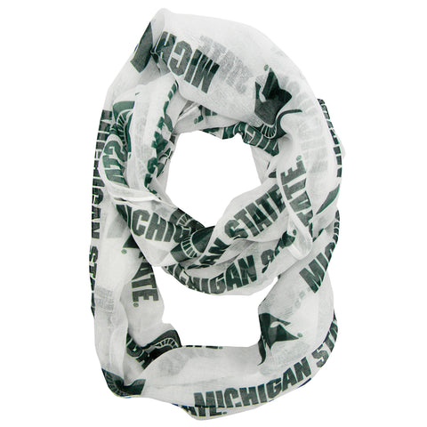 Michigan State Spartans Sheer Infinity Scarf