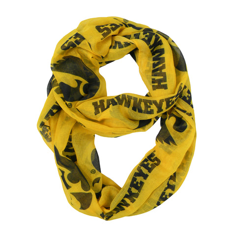 Iowa Hawkeyes Sheer Infinity Scarf