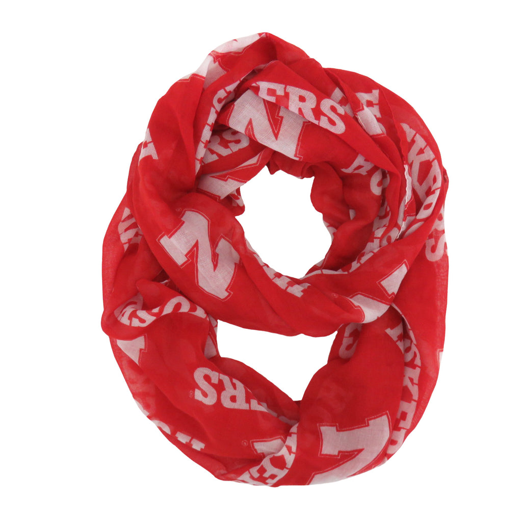 Nebraska Cornhuskers Sheer Infinity Scarf