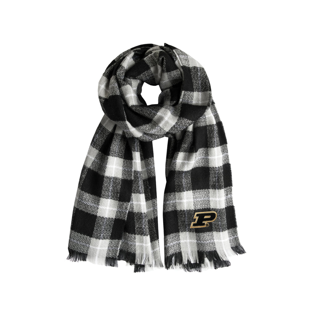 Purdue Boilermakers Plaid Blanket -  Scarf