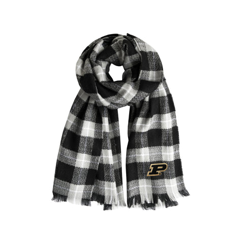 Purdue Boilermakers Plaid Blanket -  Scarf