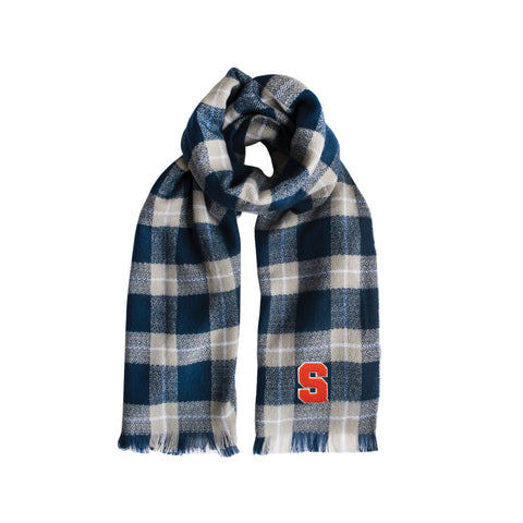 Syracuse Orangemen Plaid Blanket -  Scarf