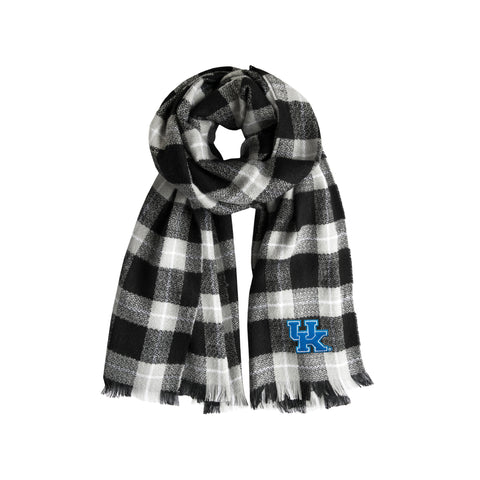 Kentucky Wildcats Plaid Blanket -  Scarf