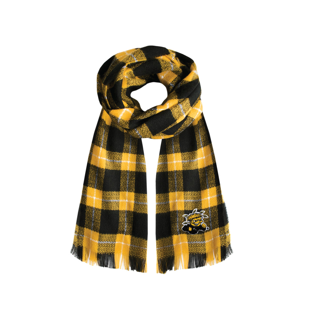 Wichita State Shockers Plaid Blanket -  Scarf