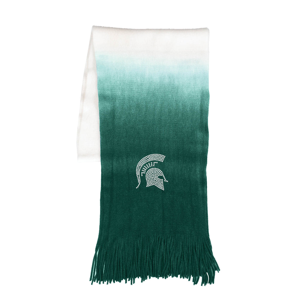 Michigan State Spartans Dip Dye Scarf - Green