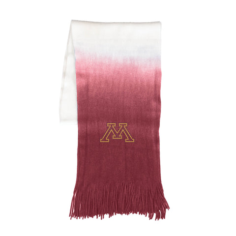 Minnesota Golden Gophers Dip Dye Scarf - Maroon