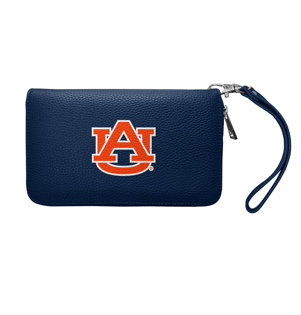 Auburn Tigers Zip Organizer Wallet Pebble - NAVY