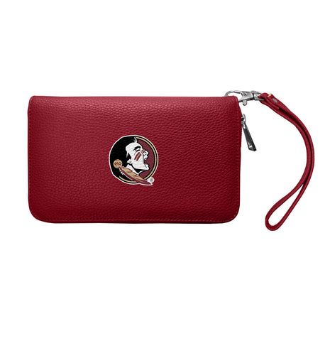 Florida State Seminoles Zip Organizer Wallet Pebble - Maroon