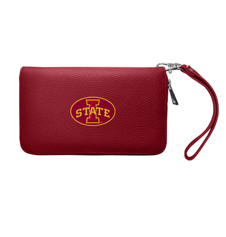 Iowa State Cyclones Zip Organizer Wallet Pebble - Maroon