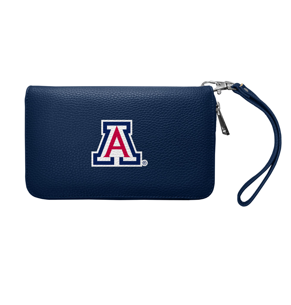 Arizona Wildcats Zip Organizer Wallet Pebble - NAVY