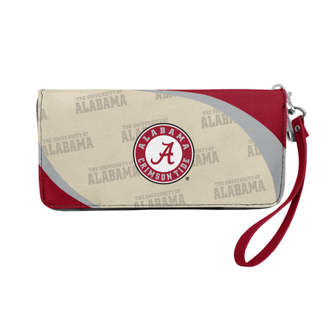 Alabama Crimson Tide Curve Zip Organizer Wallet