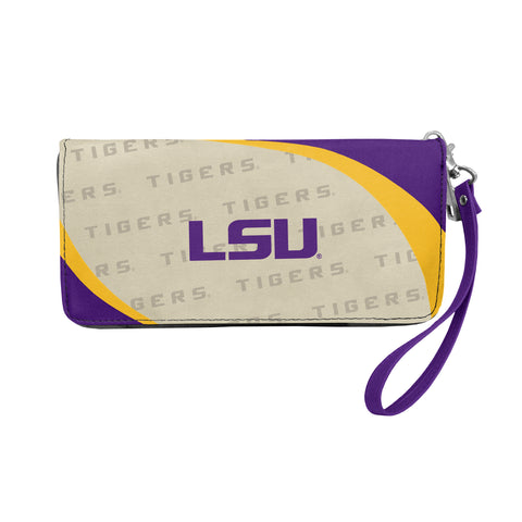 LSU Tigers Curve Zip Organizer Wallet