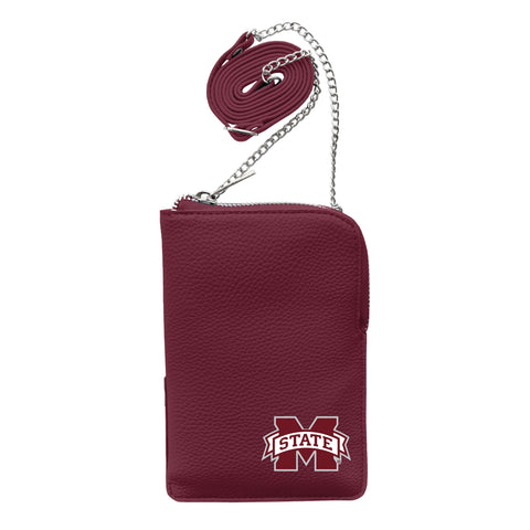 Mississippi State Bulldogs Pebble Smart Purse - Maroon