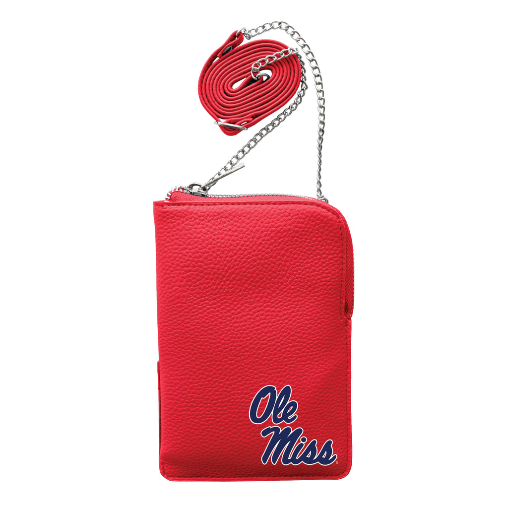 Ole Miss Rebels Pebble Smart Purse - Light Red