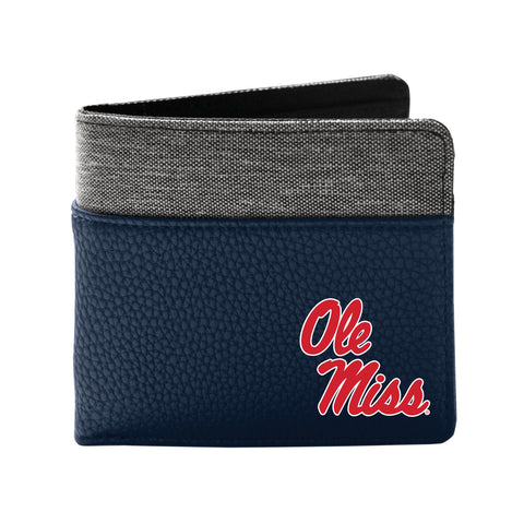 Ole Miss Rebels Pebble Bifold Wallet