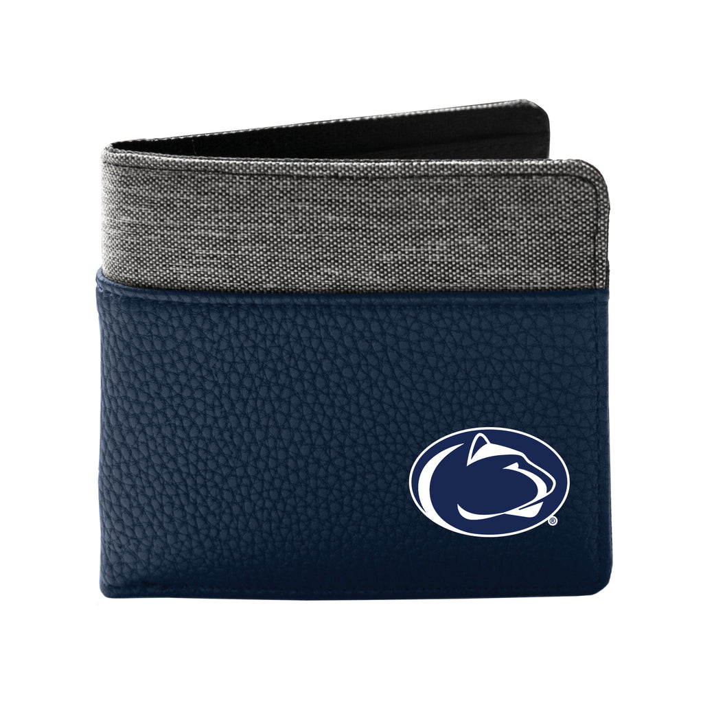 Penn State Nittany Lions Pebble Bifold Wallet - NAVY