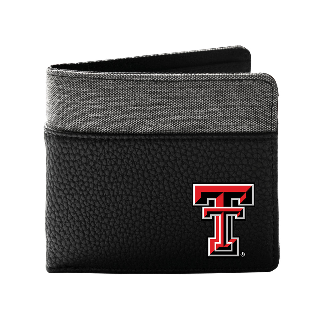 Texas Tech Red Raiders Pebble Bifold Wallet - Black