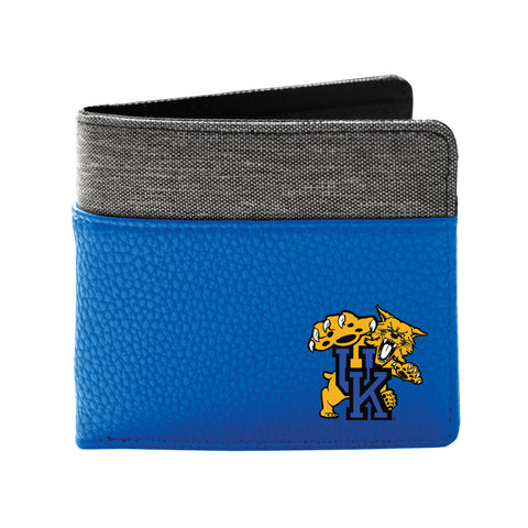 Kentucky Wildcats Pebble Bifold Wallet - Royal