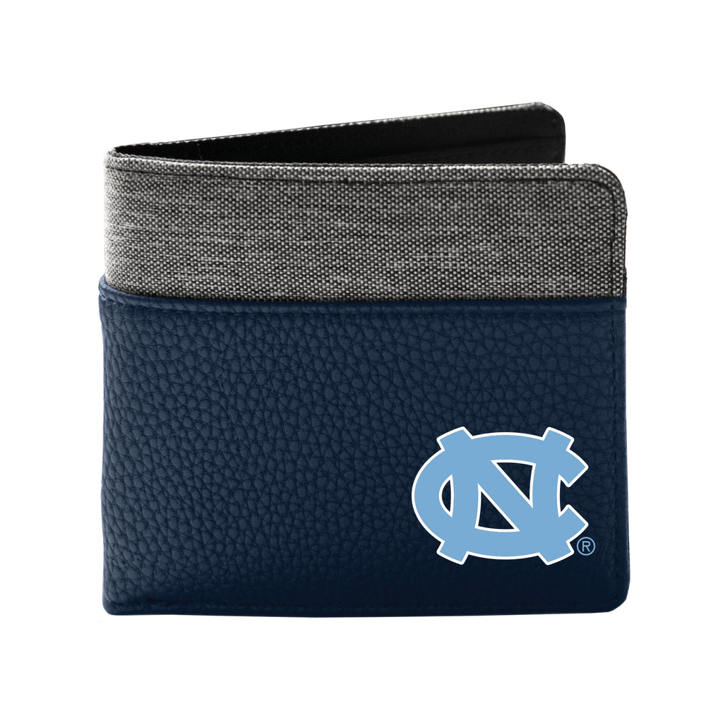 North Carolina Tar Heels Pebble Bifold Wallet - NAVY