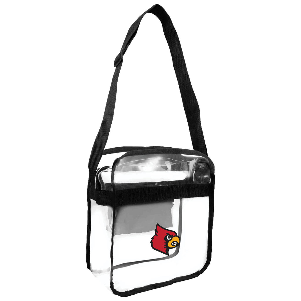 Louisville Cardinals Clear Carryall Crossbody