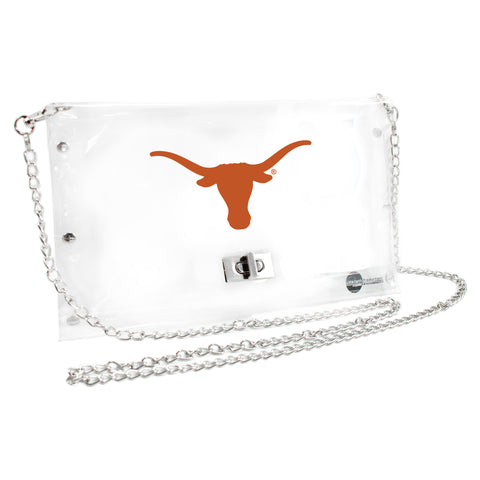 Texas Longhorns Clear Envelope Purse