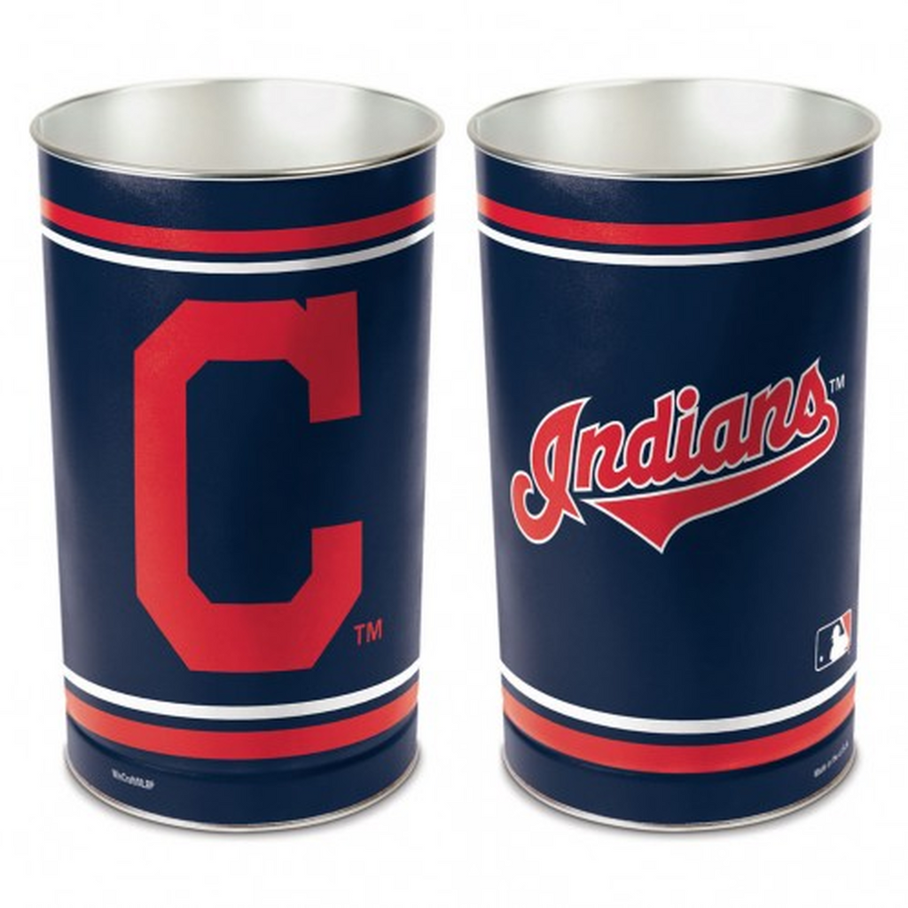 Cleveland Indians Wastebasket 15 Inch 