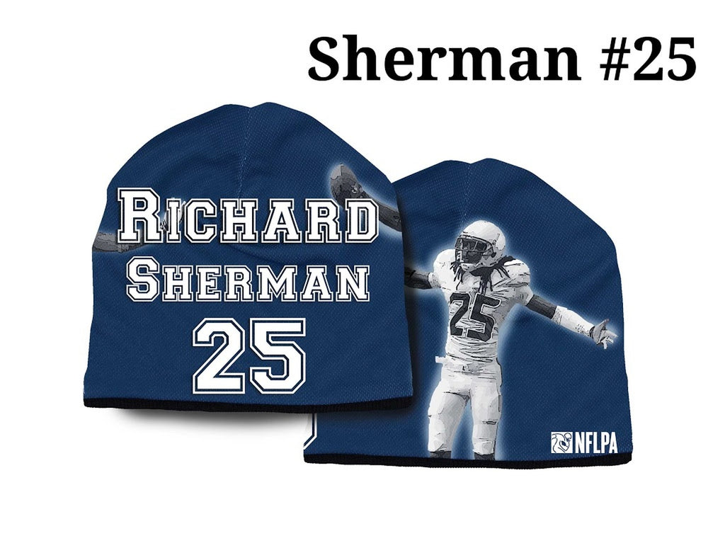 Seattle Seahawks Beanie Lightweight Richard Sherman Design 