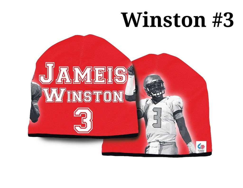 Tampa Bay Buccaneers Beanie Lightweight Jameis Winston Design 