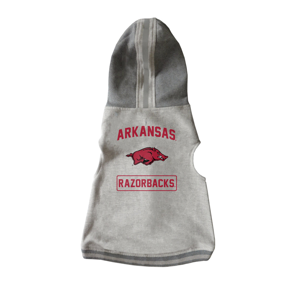 Arkansas Razorbacks Pet Hooded Crewneck Type