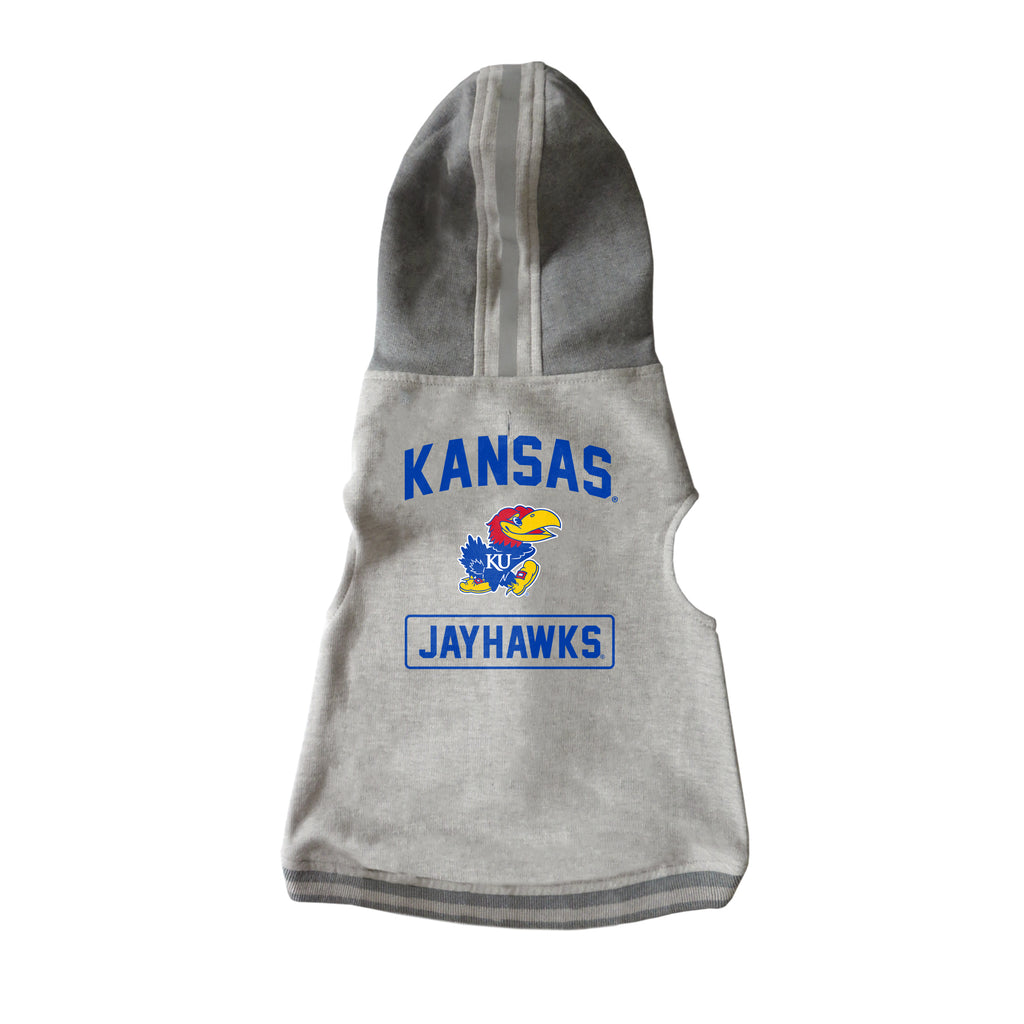 Kansas Jayhawks Pet Hooded Crewneck Type