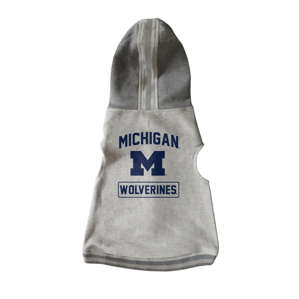 Michigan Wolverines Pet Hooded Crewneck Type