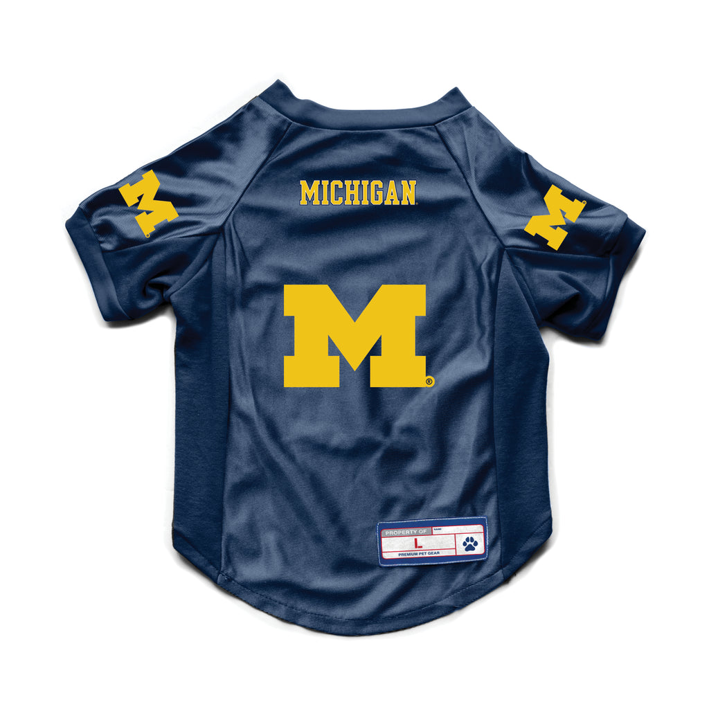 Michigan Wolverines Pet Stretch Jersey