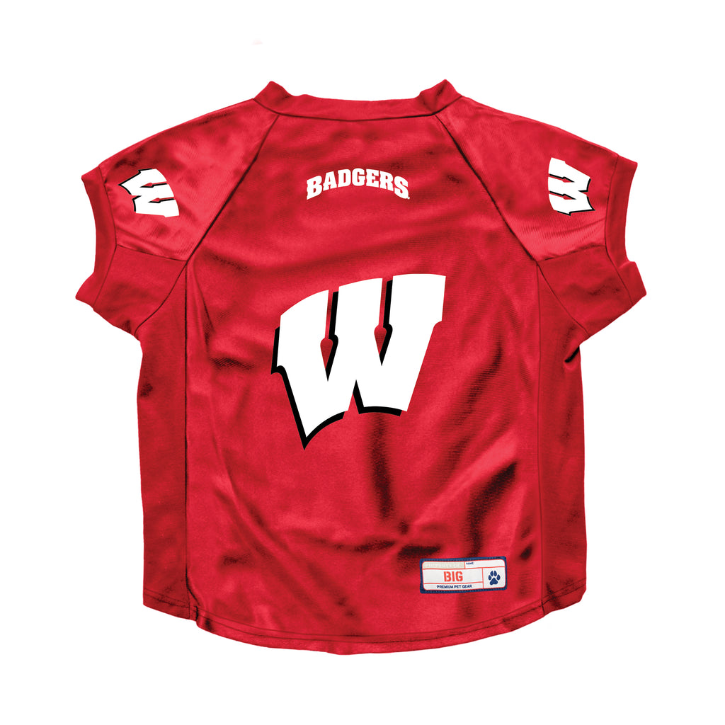 Wisconsin Badgers Big Pet Stretch Jersey