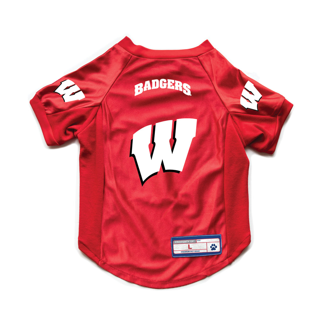 Wisconsin Badgers Pet Stretch Jersey