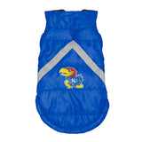 Kansas Jayhawks Pet Puffer Vest