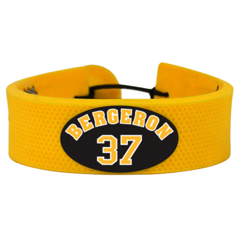 Boston Bruins Bracelet Team Color Jersey Patrice Bergeron Design 