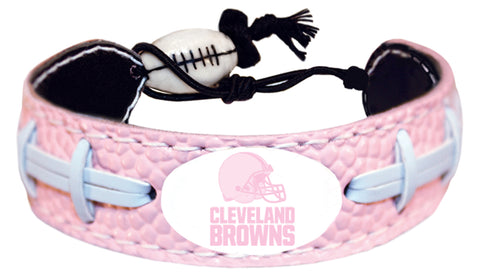 Cleveland Browns Bracelet Pink Football 
