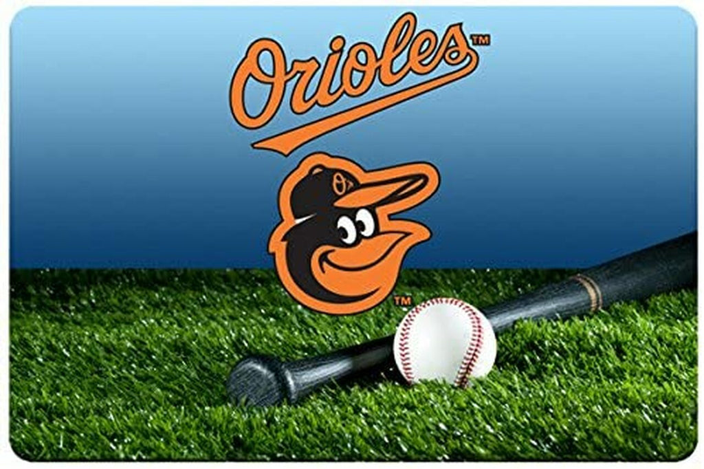 Baltimore Orioles Pet Bowl Mat Team Color Baseball Size Large 