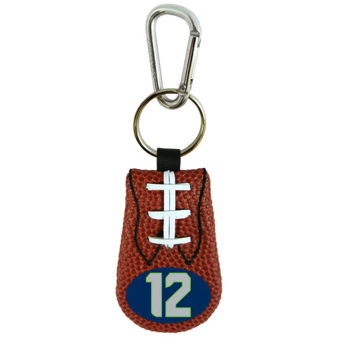 Seattle Seahawks Keychain Classic Football 12th Man Design 