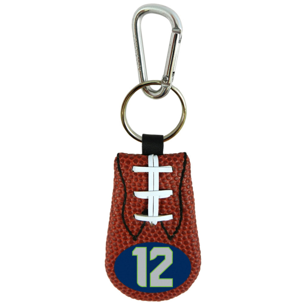 Seattle Seahawks Keychain Classic Football 12th Man Design CO