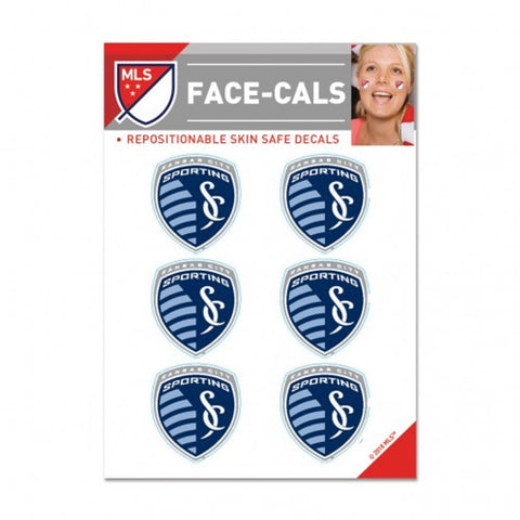 Sporting KC Wizards Tattoo Face Cals Special Order