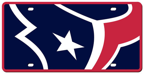 Houston Texans License Plate Acrylic Mega Style