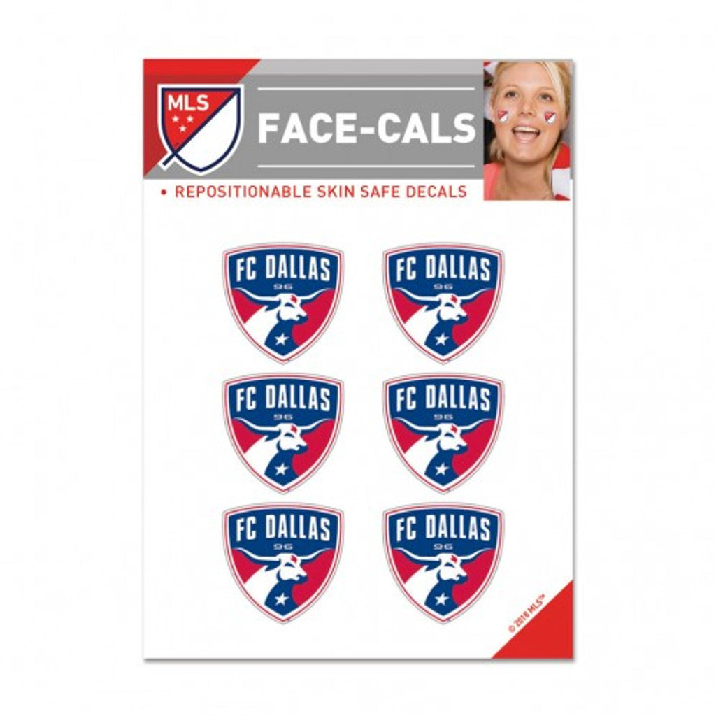 FC Dallas Tattoo Face Cals Special Order