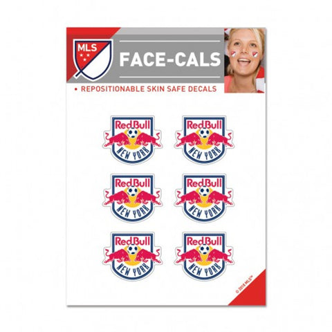New York Red Bull Tattoo Face Cals Special Order