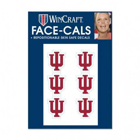 Indiana Hoosiers Tattoo Face Cals Special Order