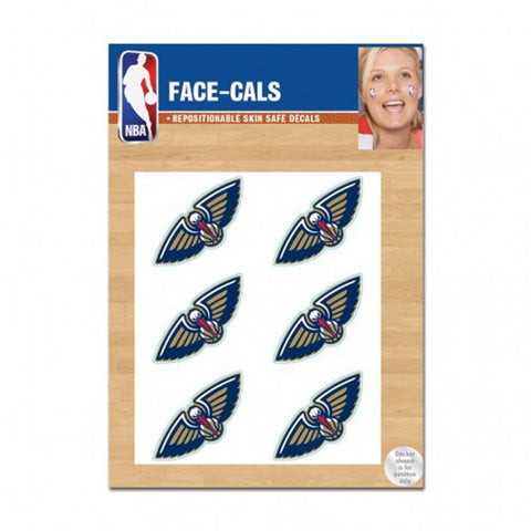 New Orleans Pelicans Tattoo Face Cals Special Order
