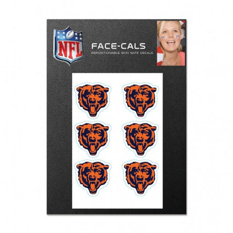 Chicago Bears Tattoo Face Cals