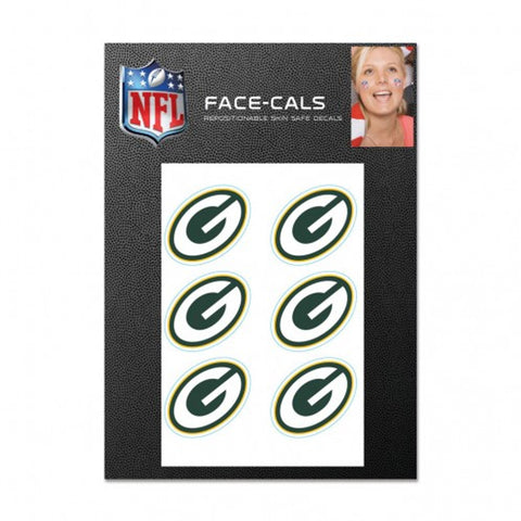 Green Bay Packers s Tattoo Face Cals