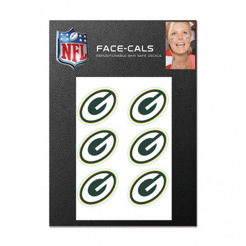 Green Bay Packers Tattoo Face Cals 
