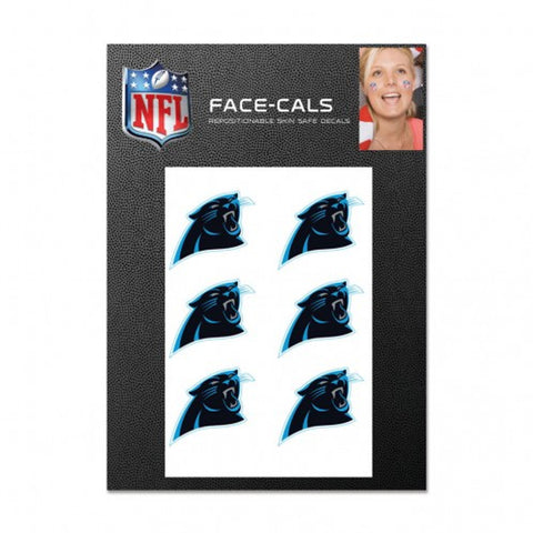 Carolina Panthers Tattoo Face Cals